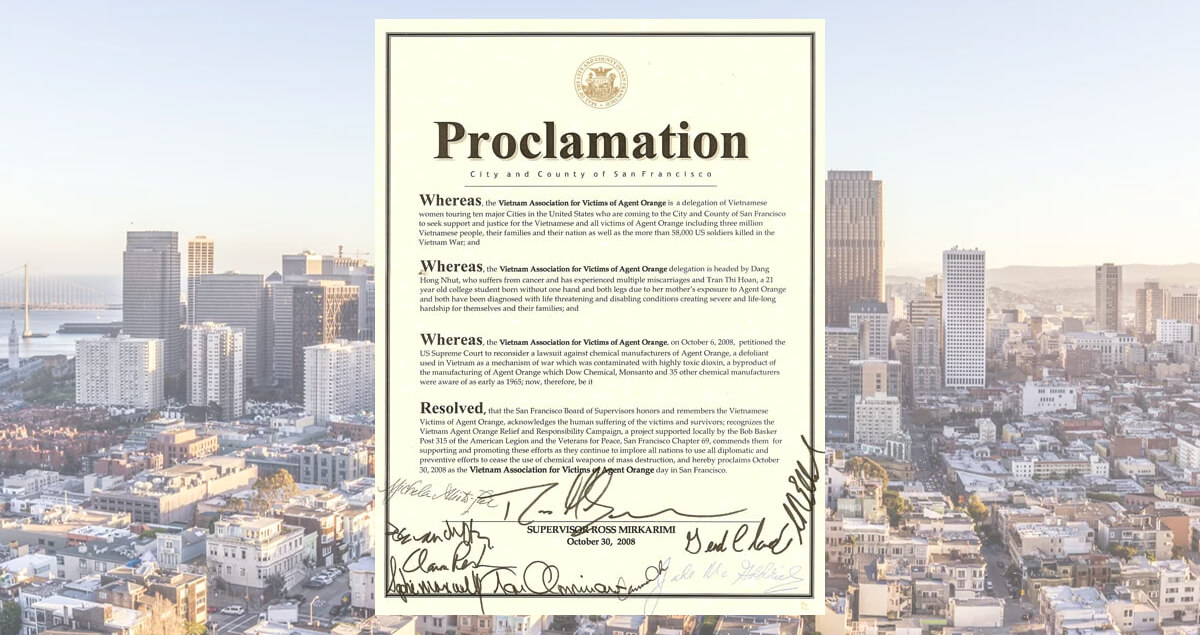 Proclamation of the City and County of San Francisco